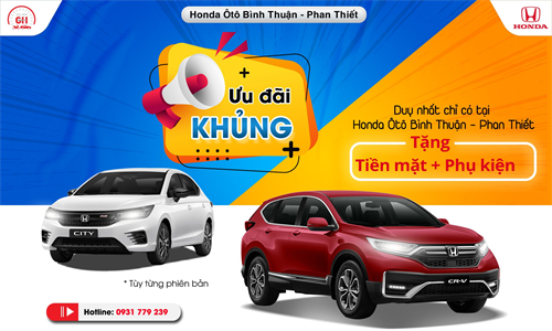 Khuyến Mãi Khủng Dành Cho Khách Hàng Mua Xe Honda City và Honda CR-V trong tháng 11/2022