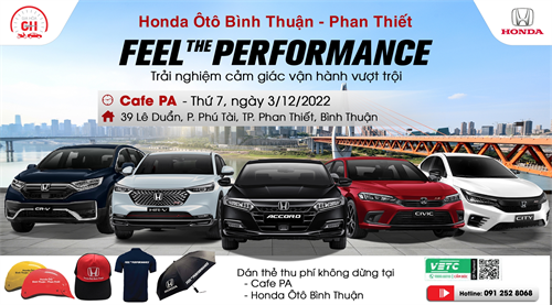 Feel The Performance Trải nghiệm cảm giác vận hành vượt trội tại Cafe PA Tháng 12-2022