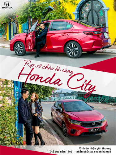 Rực rỡ chào hè cùng Honda City